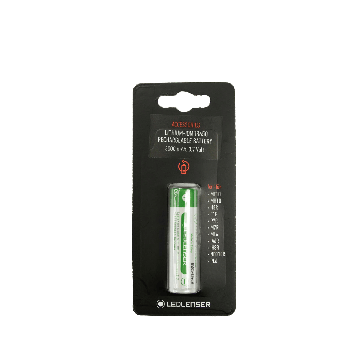 18650 Li-ion Rechargeable Battery | Suits MT10, MH10, H8R, P7R – Accessory