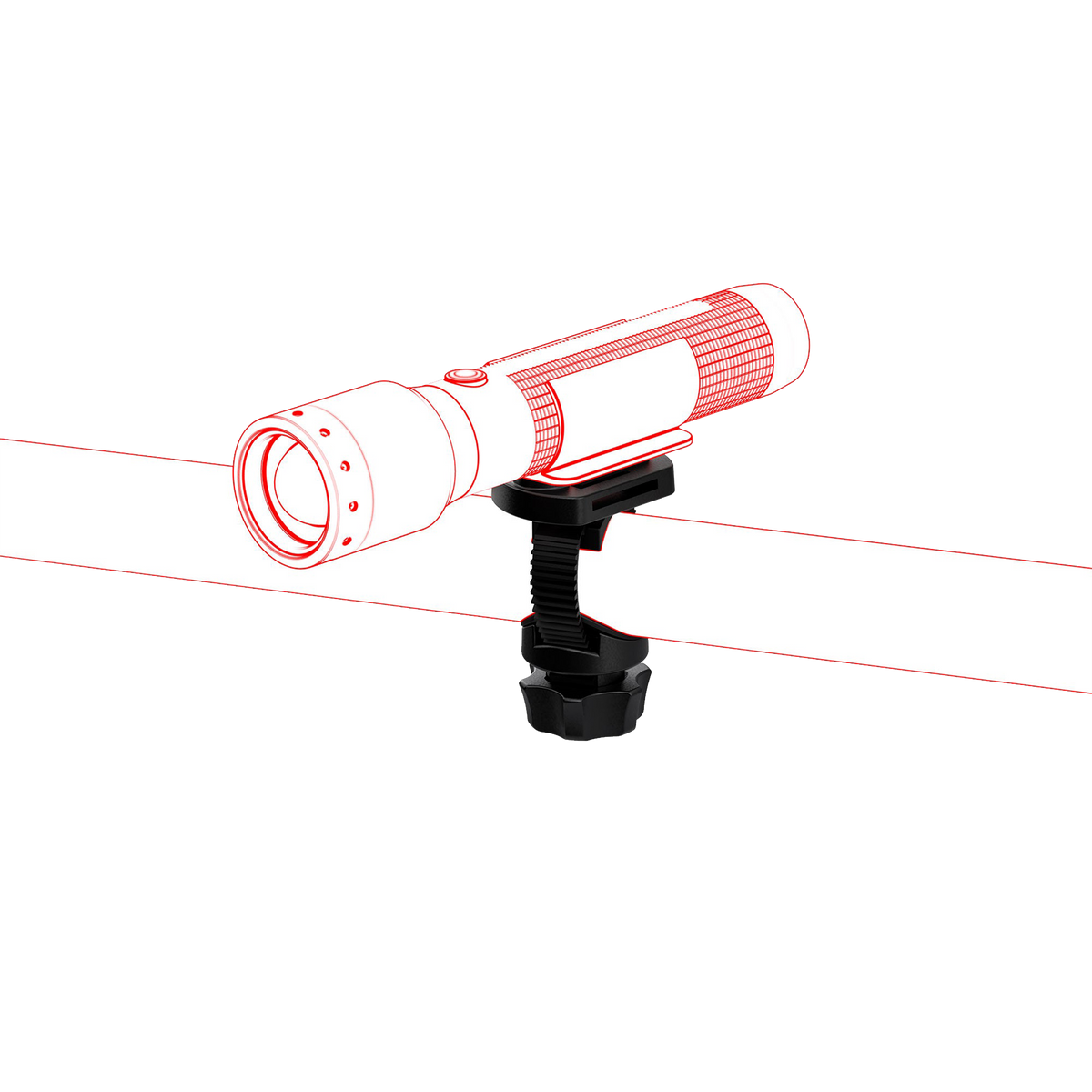 Universal Mounting Bracket Type E | Headlamp and Flashlight Mount – image 2