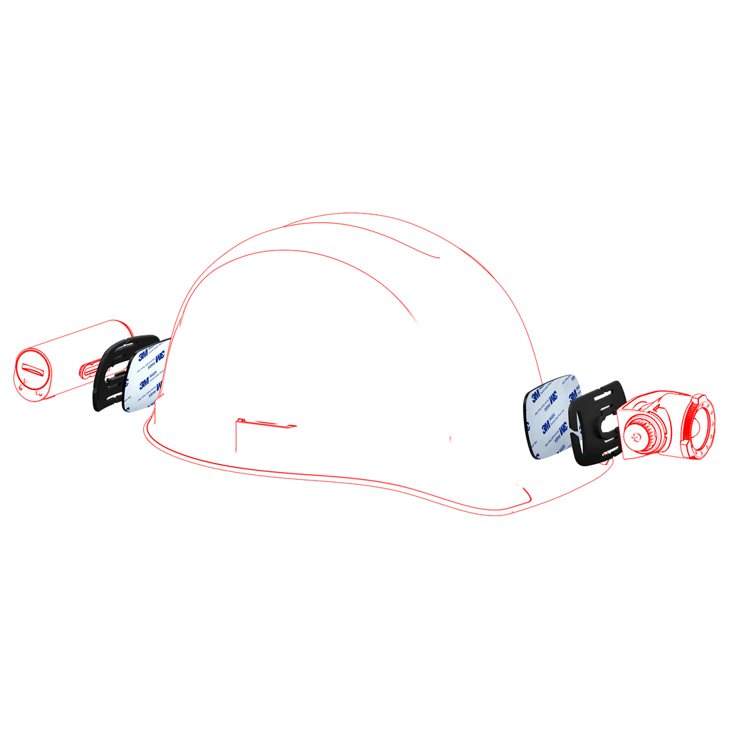 Helmet Connecting Kit Type H | Headlamp Helmet Mount – image 2