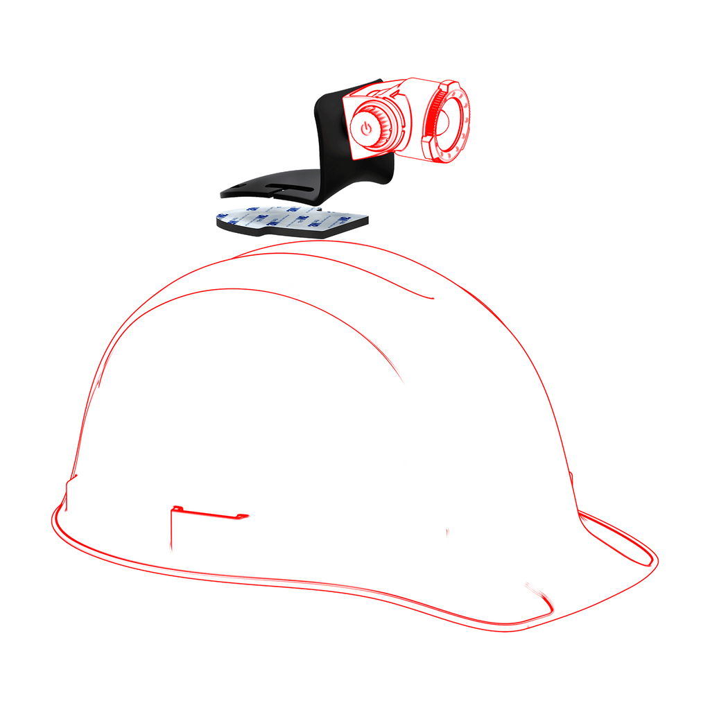 Helmet Connecting Kit Type H | Headlamp Helmet Mount – image 3