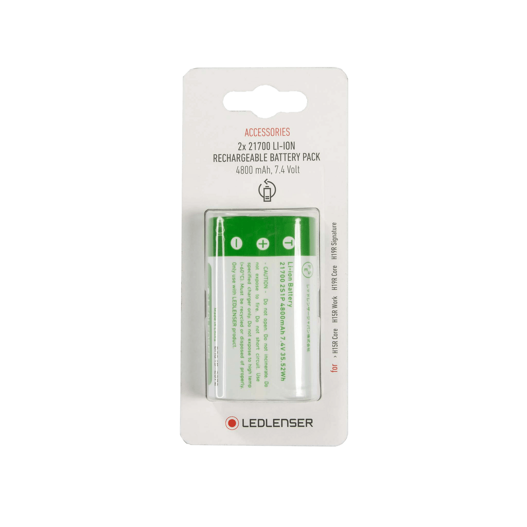 2 batteries rechargeables Li-ion 21700 | Compatibles avec les modèles H15R Core, H15R Work, H19R Core et H19R Signature