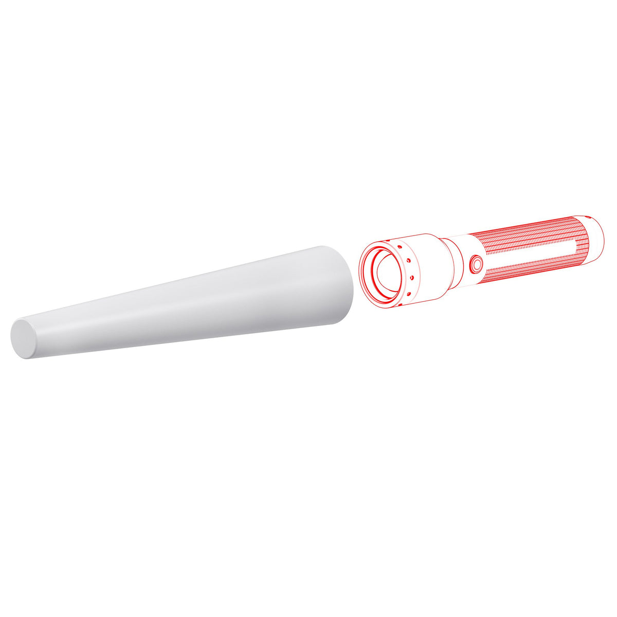 Signal Cone W 35.1mm | Suits P6R Core, P6R Signature, P7R Core & P7R Signature Flashlights